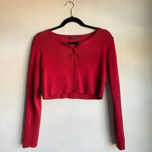 red sweater